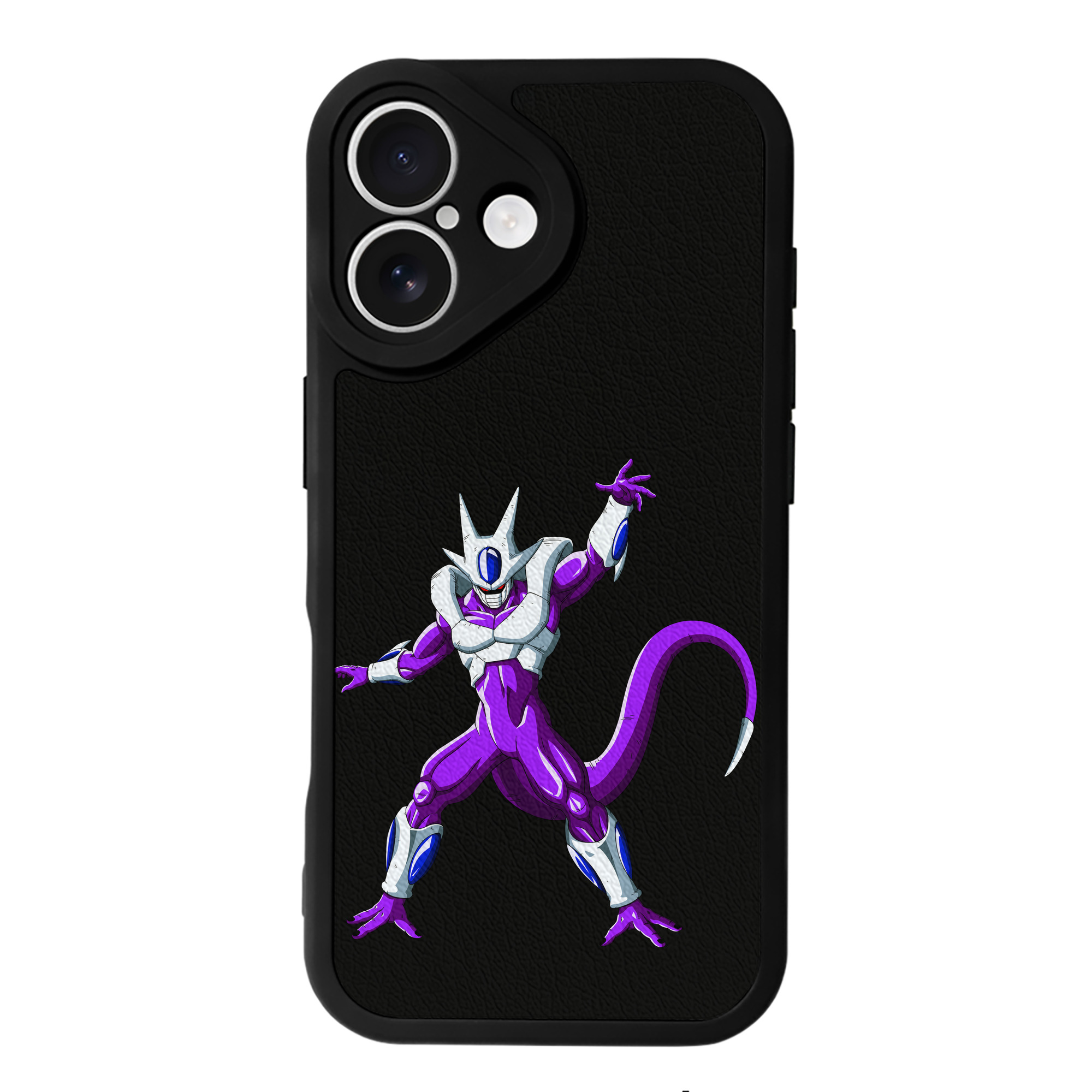 （画像用） ドラゴンボール クウラ DRAGON BALL Cooler Coora 【iPhone 16シリーズ対応】シリコンスマホケース（レザー調） 材質：シリコン
